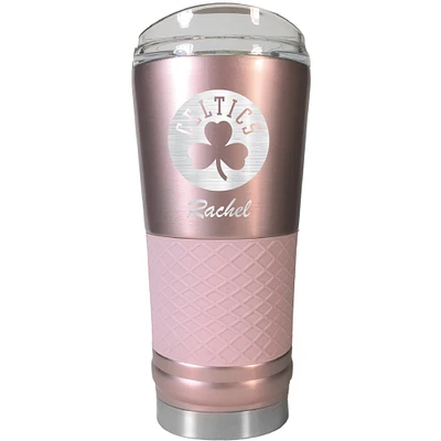 Boston Celtics 24oz. Personalized Rose Gold Draft Tumbler