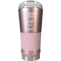Chicago Bulls 24oz. Personalized Rose Gold Draft Tumbler