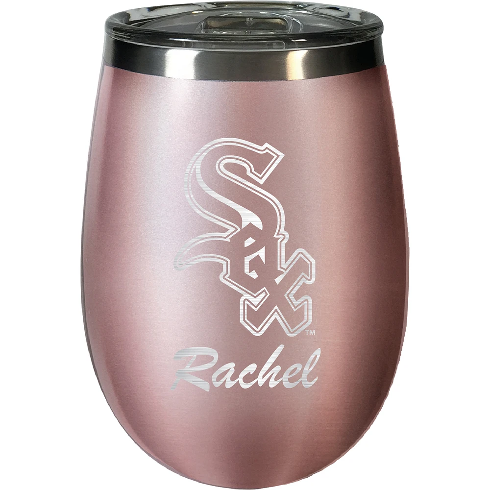 Chicago White Sox 12oz. Personalized Rose Gold Wine Tumbler