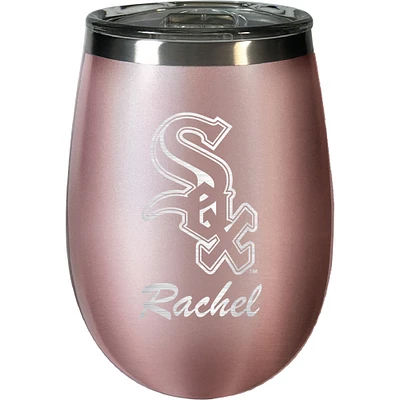 Chicago White Sox 12oz. Personalized Rose Gold Wine Tumbler