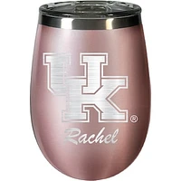 Kentucky Wildcats 12oz. Personalized Rose Gold Wine Tumbler