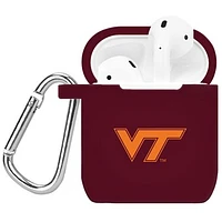 Maroon Virginia Tech Hokies Silicone AirPods Case
