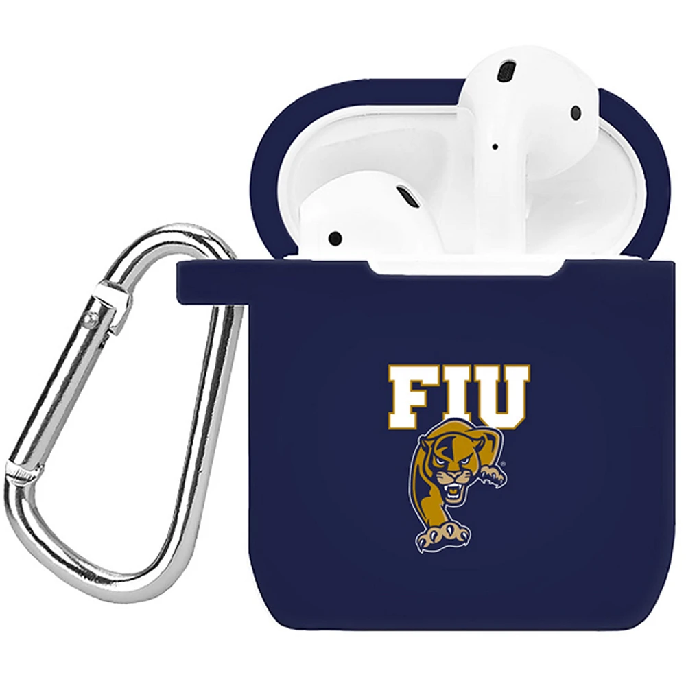 Navy FIU Panthers Silicone AirPods Case