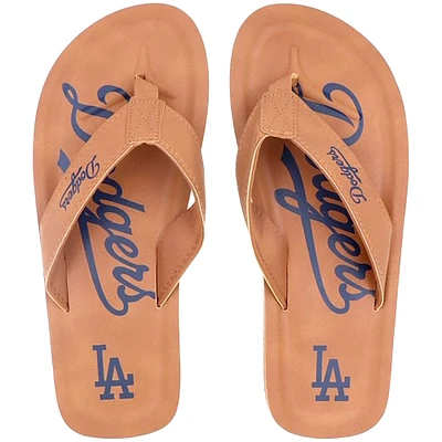 Men's FOCO Los Angeles Dodgers Color Pop Flip Flop Sandals