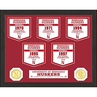 Highland Mint Nebraska Huskers 12'' x 15'' Banner Photo Mint