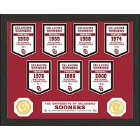 Highland Mint Oklahoma Sooners 12'' x 15'' Banner Photo Mint
