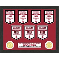 Highland Mint Oklahoma Sooners 12'' x 15'' Banner Photo Mint