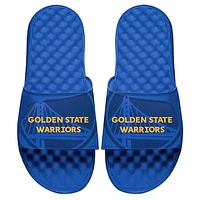 Youth ISlide Royal Golden State Warriors Tonal Pop Slide Sandals