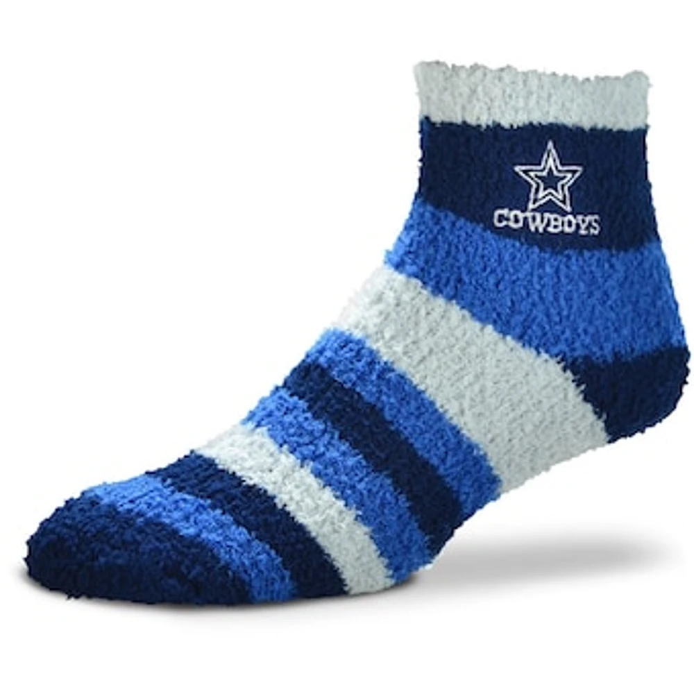 Men's For Bare Feet Dallas Cowboys Rainbow Quarter-Length Socks