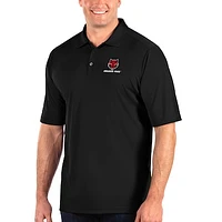 Men's Antigua Black Arkansas State Red Wolves Big & Tall Tribute Polo
