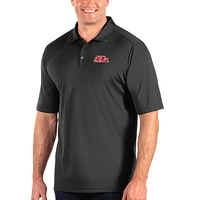 Men's Antigua Charcoal Ole Miss Rebels Big & Tall Tribute Polo