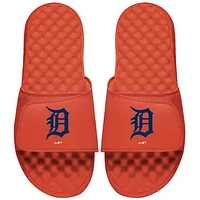 Youth ISlide Orange Detroit Tigers Primary Logo Slide Sandals