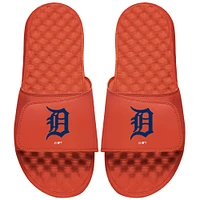 Youth ISlide Orange Detroit Tigers Primary Logo Slide Sandals