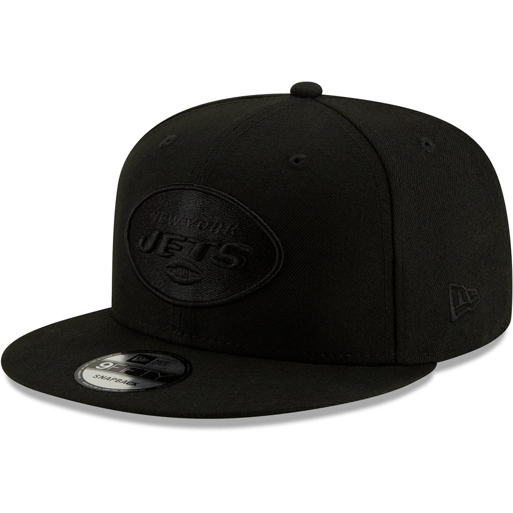 Men's New Era Black New York Jets 9FIFTY Snapback Hat