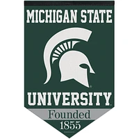 WinCraft Michigan State Spartans 17" x 26" University Founded Premium Banner