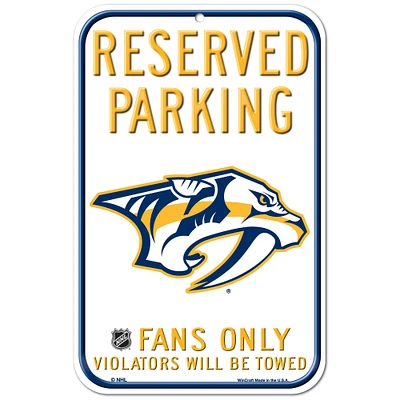 WinCraft Nashville Predators 11" x 17" Indoor/Outdoor Sign