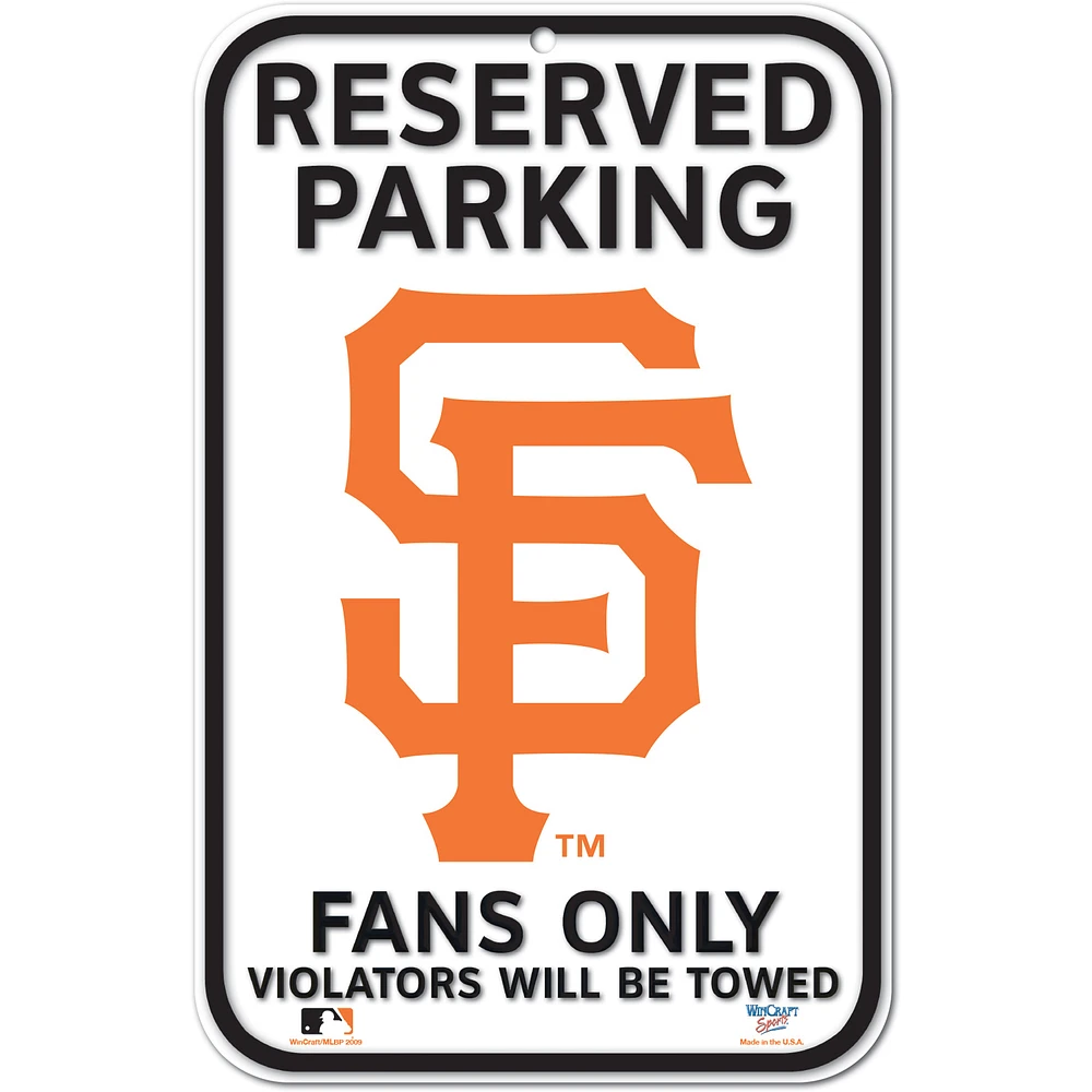 WinCraft San Francisco Giants 11" x 17" Indoor/Outdoor Sign