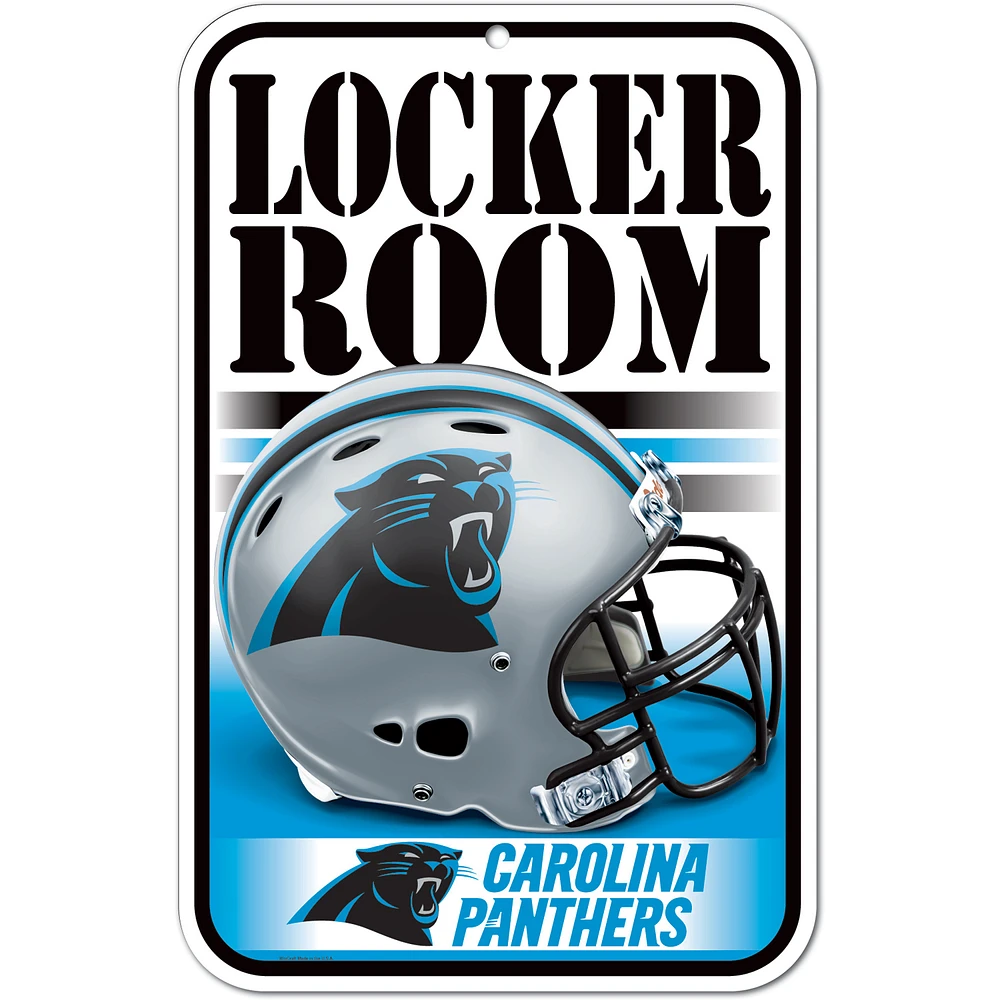 WinCraft Carolina Panthers 11" x 17" Indoor/Outdoor Sign