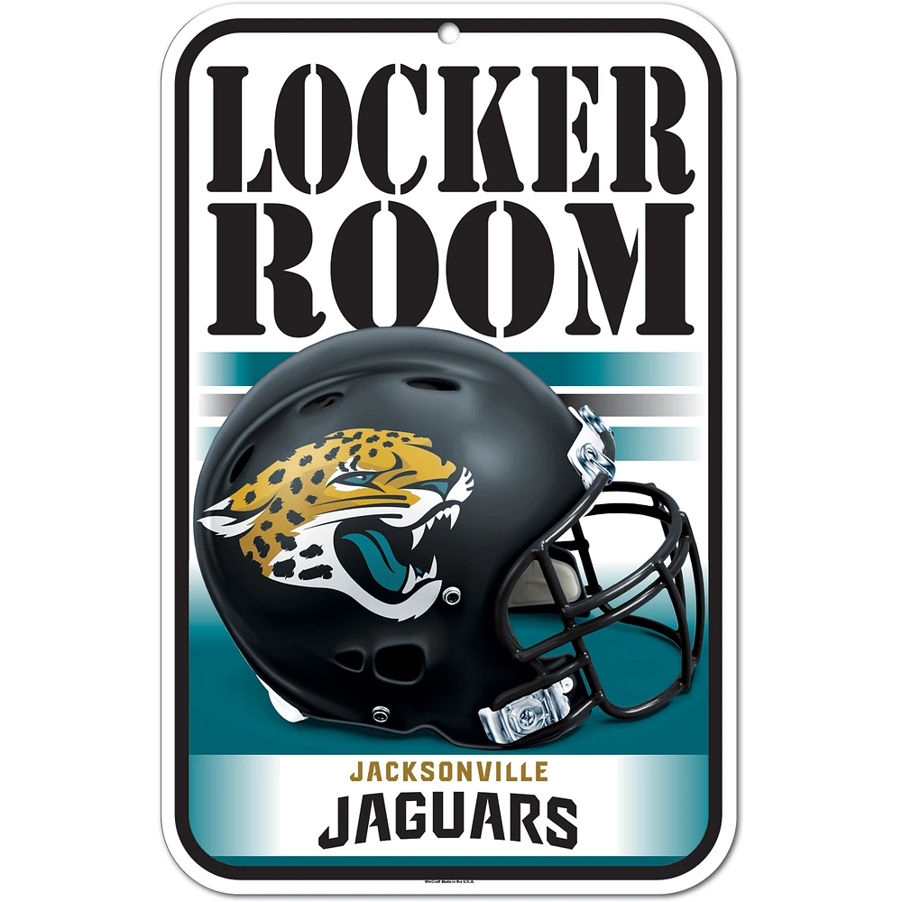 WinCraft Jacksonville Jaguars 11" x 17" Indoor/Outdoor Sign