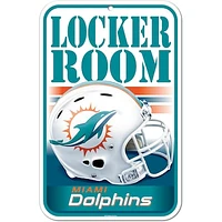 WinCraft Miami Dolphins 11" x 17" Indoor/Outdoor Sign