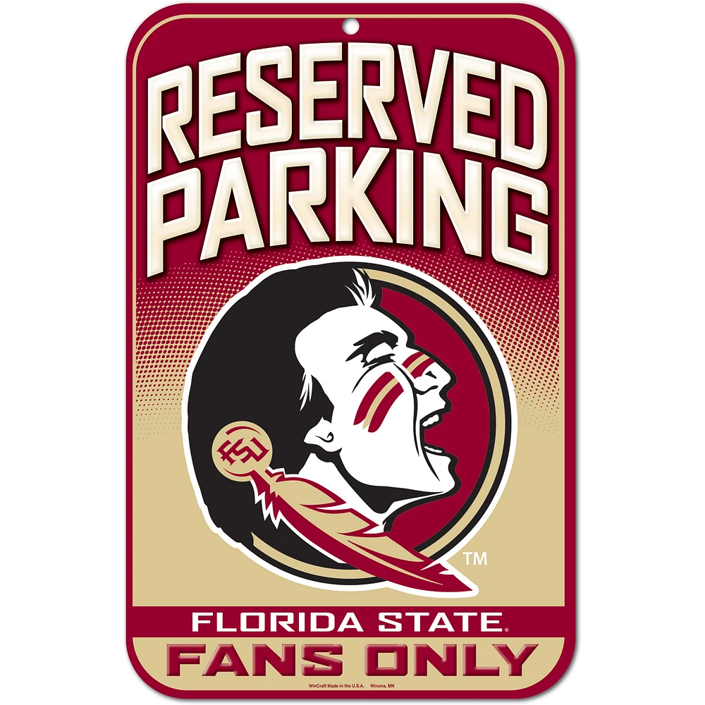 WinCraft Florida State Seminoles 11" x 17" Indoor/Outdoor Sign