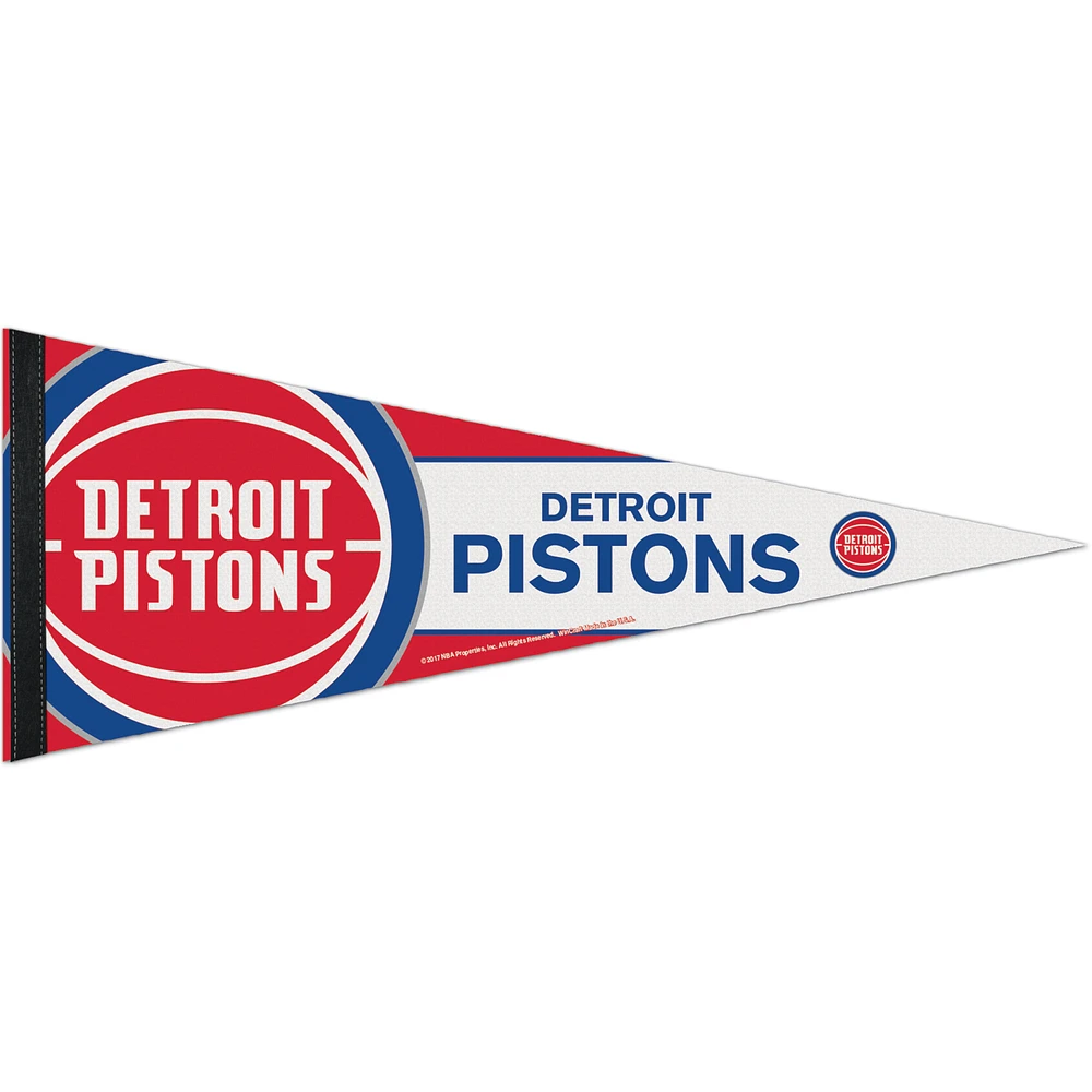 WinCraft Detroit Pistons 12" x 30" Large Logo Premium Pennant