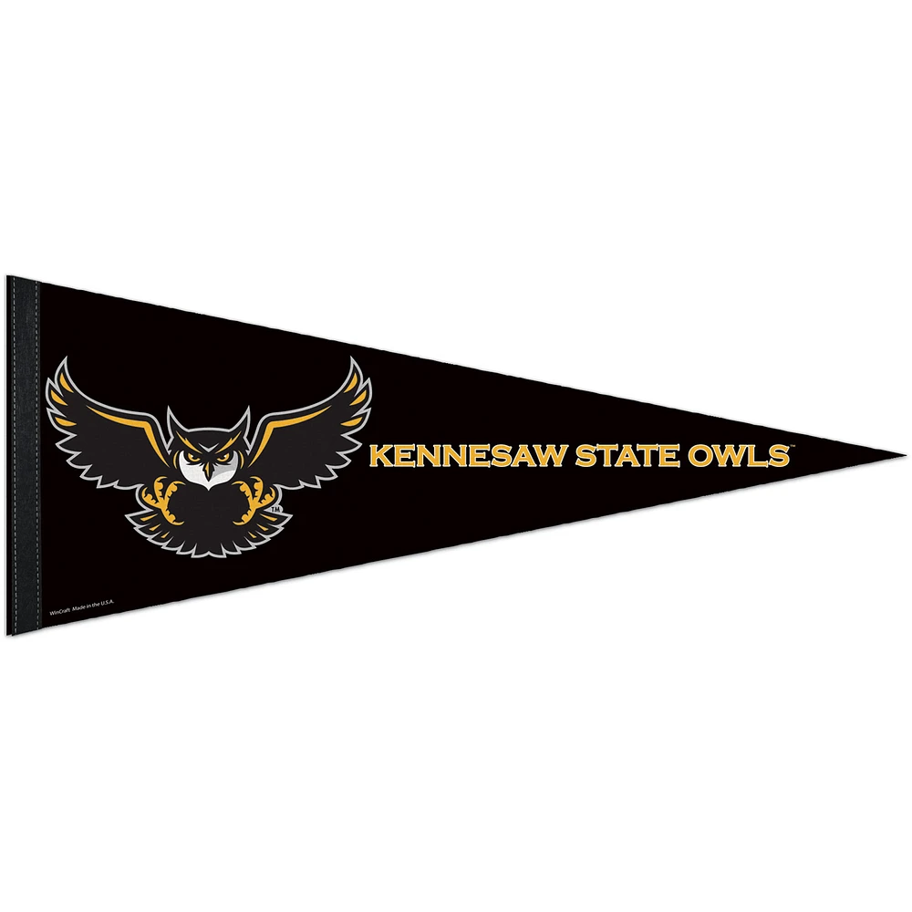 WinCraft Kennesaw State Owls 12" x 30" Large Logo Premium Pennant