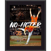 Justin Verlander Houston Astros 10.5" x 13" 3rd Career No-Hitter Sublimated Plaque