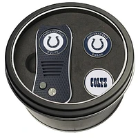 Indianapolis Colts Divot Tool & Ball Markers Personalized Tin Gift Set