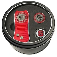 NC State Wolfpack Divot Tool & Ball Markers Personalized Tin Gift Set