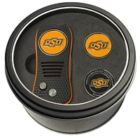 Oklahoma State Cowboys Divot Tool & Ball Markers Personalized Tin Gift Set