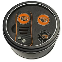 Oregon State Beavers Divot Tool & Ball Markers Personalized Tin Gift Set