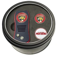 Florida Panthers Divot Tool & Ball Markers Personalized Tin Gift Set