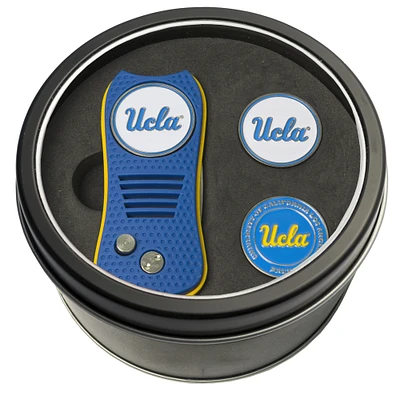 UCLA Bruins Divot Tool & Ball Markers Personalized Tin Gift Set