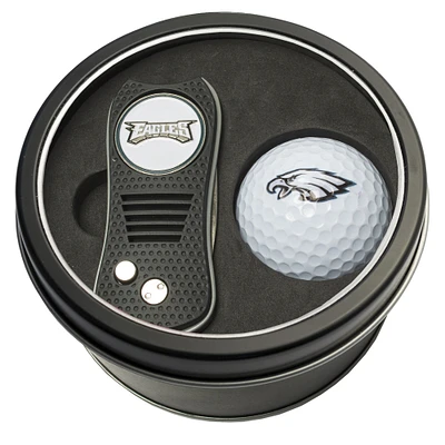 Philadelphia Eagles Divot Tool & Golf Ball Personalized Tin Gift Set