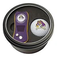 ECU Pirates Divot Tool & Golf Ball Personalized Tin Gift Set