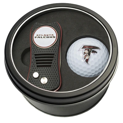 Atlanta Falcons Divot Tool & Golf Ball Personalized Tin Gift Set