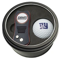 New York Giants Divot Tool & Golf Ball Personalized Tin Gift Set