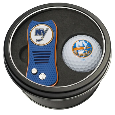 New York Islanders Divot Tool & Golf Ball Personalized Tin Gift Set