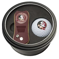 Florida State Seminoles Divot Tool & Golf Ball Personalized Tin Gift Set