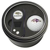Baltimore Ravens Divot Tool & Golf Ball Personalized Tin Gift Set
