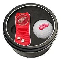 Detroit Red Wings Divot Tool & Golf Ball Personalized Tin Gift Set