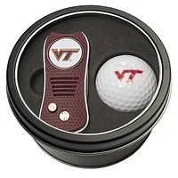 Virginia Tech Hokies Divot Tool & Golf Ball Personalized Tin Gift Set