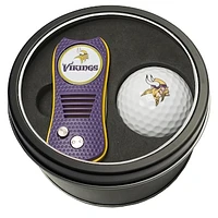 Minnesota Vikings Divot Tool & Golf Ball Personalized Tin Gift Set