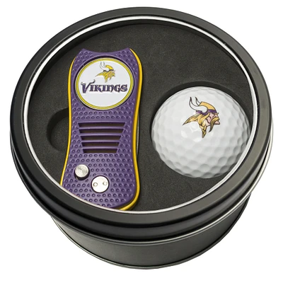 Minnesota Vikings Divot Tool & Golf Ball Personalized Tin Gift Set