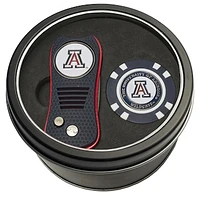 Arizona Wildcats Divot Tool & Golf Chip Personalized Tin Gift Set