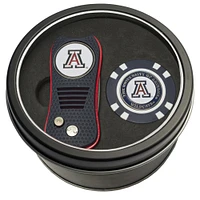 Arizona Wildcats Divot Tool & Golf Chip Personalized Tin Gift Set