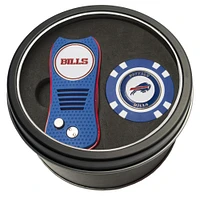 Buffalo Bills Divot Tool & Golf Chip Personalized Tin Gift Set
