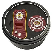 Iowa State Cyclones Divot Tool & Golf Chip Personalized Tin Gift Set