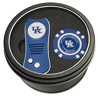 Kentucky Wildcats Divot Tool & Golf Chip Personalized Tin Gift Set
